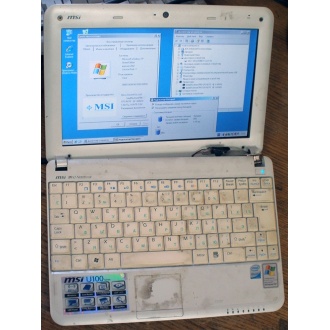 Нетбук MSI Wind U100 (Intel Atom N270 1.66Ghz /1024Mb DDR2 /120Gb /10" 1024x600) - Димитровград
