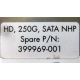 HP HD 250G SATA NLP Spare P/N 399699-001 (Димитровград)