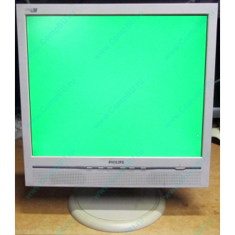 Б/У монитор 17" Philips 170B с колонками и USB-хабом в Димитровграде, белый (Димитровград)