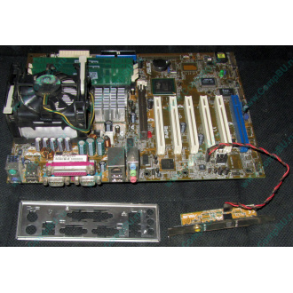 Материнская плата Asus P4PE (FireWire) с процессором Intel Pentium-4 2.4GHz s.478 и памятью 768Mb DDR1 Б/У (Димитровград)
