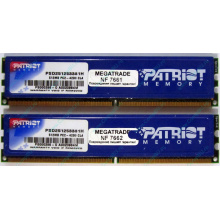 Память 1Gb (2x512Mb) DDR2 Patriot PSD251253381H pc4200 533MHz (Димитровград)